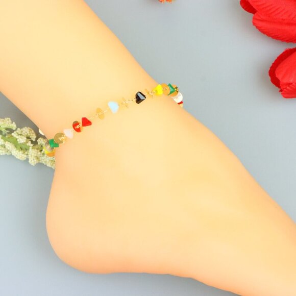 Handmade Anklet – A Stylish Choice for Women, Thoughtful Gift Idea, EVCH1400 - Picture 7 of 10